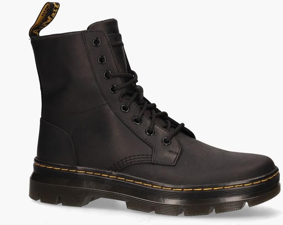 Dr. Martens Zwarte Leren Combs Laarzen Black Dames - Foto 9