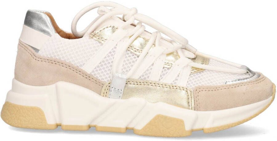 Dwrs Dames Sneakers Los Angeles White Yellow Gold Wit - Foto 5