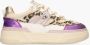DWRS LABEL DWRS Walton Leopard sneakers sand Leer Dames - Thumbnail 3
