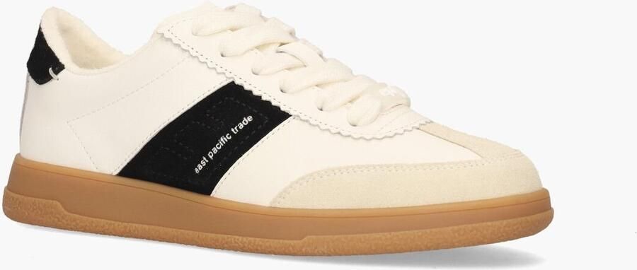 EAST PACIFIC TRADE Lage Sneakers Dames W Santos Maat: 38 Materiaal: Leer Kleur: Beige - Foto 2