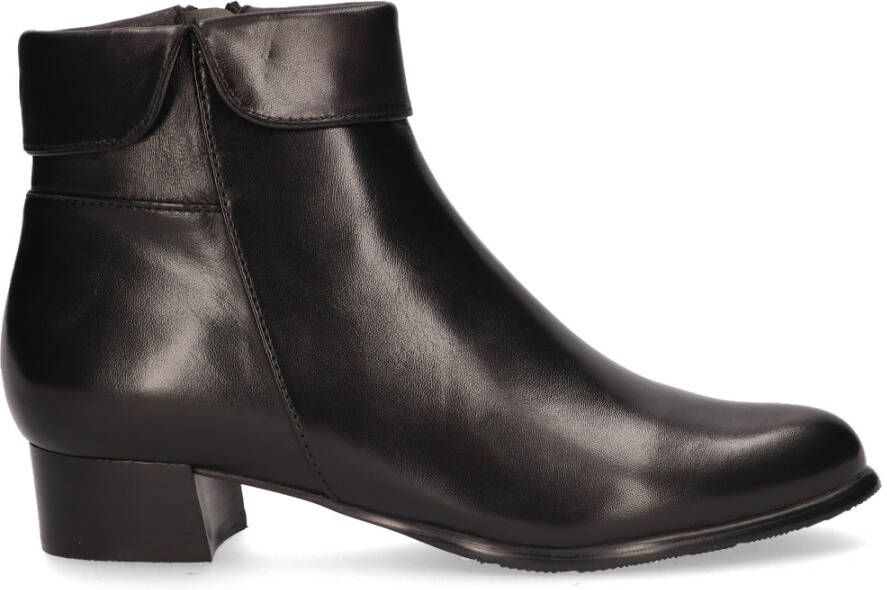 Everybody Vrouwen Leren Enkellaarsjes Laarzen Damesschoenen 49146 Zwart - Foto 2