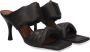 ALOHAS Twist Strap Sandals Zwart Dames - Thumbnail 11