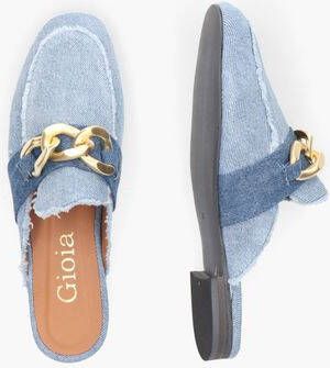Babouche Tianna Jeansblauw