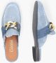 Babouche Tianna Jeansblauw - Thumbnail 2