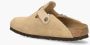 Birkenstock Gestoffeerde Suède Mules Beige Dames - Thumbnail 18