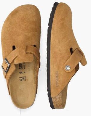 Birkenstock Boston Mixed Leather Cognac