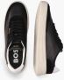 Hugo Boss Baltimore sneaker van leer met suède details - Thumbnail 3