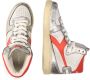 Diadora Sneakers Dames Hoge sneakers Damesschoenen Leer Mi bask metal mix Wit rood - Thumbnail 8