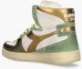 Diadora Heritage Mi Basket Metal Used Wit Groen - Thumbnail 2
