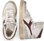 Diadora Heritage Mi Basket Used Off-White Donkerbruin - Thumbnail 10