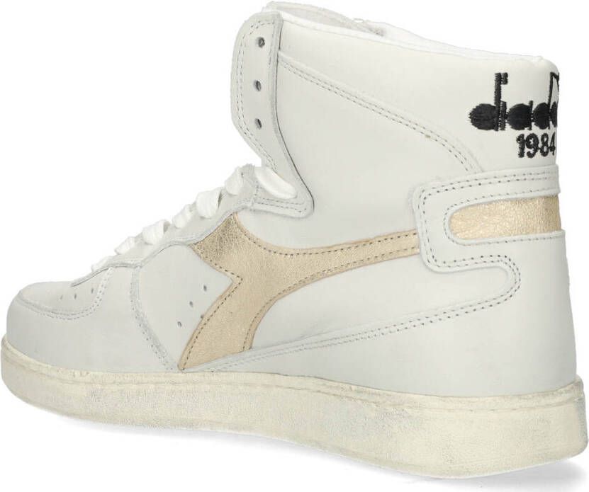 Diadora Heritage Mi Basket Used Off-White Goud