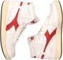 Diadora Heritage Mi Basket Used White Garnet Sneakers hoge-sneakers - Thumbnail 14