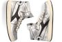 Diadora Sneakers Dames Hoge sneakers Damesschoenen Leer mi basket used z Zilver - Thumbnail 13