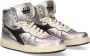DIADORA Hoge Sneakers Dames Mi Basket Used Z Maat: 36 Materiaal: Leer Kleur: Zilver - Thumbnail 15