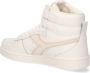 Diadora Magic Basket Demi Icona Mid Da Hoge sneakers Leren Sneaker Dames Wit - Thumbnail 3