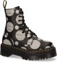 Dr Martens Jadon Polka Dot Smooth Leather Platform Boots Dr. Martens Zwart Dames - Thumbnail 11