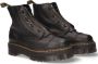 Dr Martens Dr. Martens SINCLAIR BLACK MILLED NAPPA Volwassenen VeterlaarzenHalf hoge schoenen Kleur Zwart - Thumbnail 154
