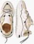 DWRS LABEL DWRS Jupiter denim sand champagne Beige Leer Lage sneakers Dames - Thumbnail 4