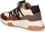 Dwrs LOS Angeles teddy Sneakers | Elefante Black Beige Dames - Thumbnail 7