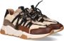 Dwrs LOS Angeles teddy Sneakers | Elefante Black Beige Dames - Thumbnail 9