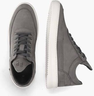 Filling Pieces Low Top Ripple Nubuck Grijs