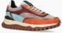 Floris van Bommel GROMMI 02.03 Lage sneakersDames sneakers Rood - Thumbnail 10