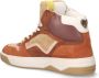 Floris van bommel Iggi Katja Schuurman for Floris 23 01 Cognac Suede G Wijdte Sneakers hoge sneakers - Thumbnail 5