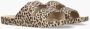 Freedom Moses slippers met panterprint beige Kunststof Panterprint 37 38 - Thumbnail 8