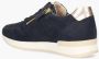 Gabor Blauw Gouden Suède Sneakers Multicolor Dames - Thumbnail 4