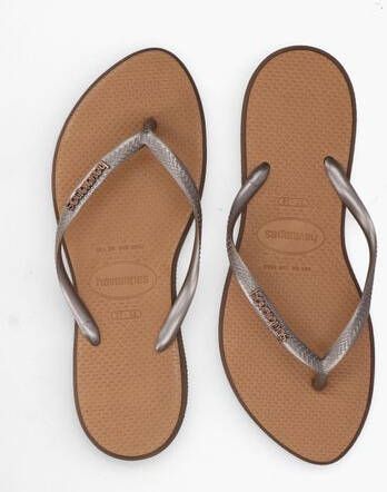 Havaianas Slim Point Donkerbruin