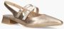 Hispanitas Gouden Metallic Ballet Flats Vrouwen Yellow Dames - Thumbnail 8
