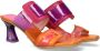 Hispanitas Dames Slippers Greta Multi Colour Oranje - Thumbnail 8