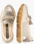 HISPANITAS Lage Sneakers Dames Hv253948 Maat: 40 Materiaal: Nylon Kleur: Goud - Thumbnail 4