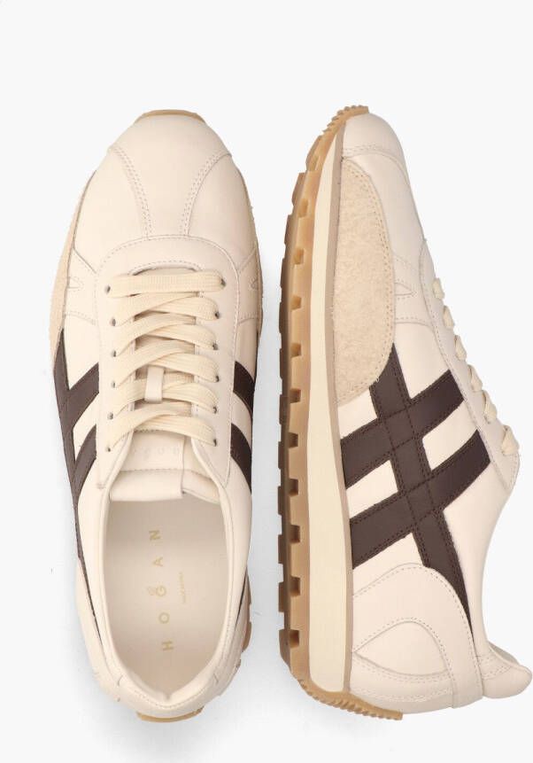 Hogan 86er Off-White Donkerbruin