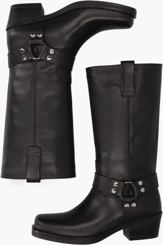 Julie dee IV066 Zwarte Motorboots