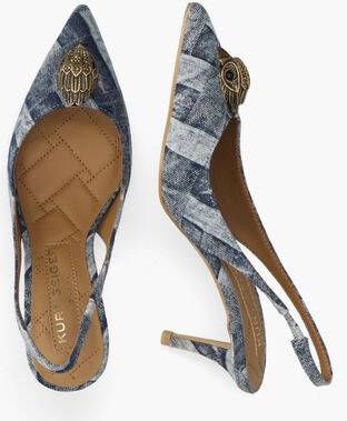 Kurt Geiger Belgravia Sling Back Heel Jeansblauw
