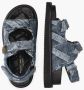 Kurt Geiger Orson sandaal van denim met quilt patroon - Thumbnail 7