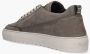 Mason Garments Grijze leren sneaker met zilveren details Green Heren - Thumbnail 5