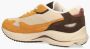 MIZUNO Lage Sneakers Heren Wave Rider B Maat: 42 Materiaal: Suède Kleur: Oranje - Thumbnail 4