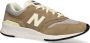 New Balance Trendy Leren en Textiele Sneaker voor Heren Bruin Heren - Thumbnail 9