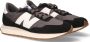 New Balance Zwarte Bimateriaal Sneakers met Groot Logo Black Heren - Thumbnail 13