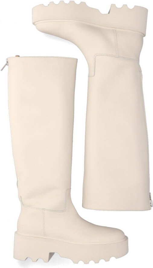 Nubikk Vrouwen Laarzen Fara zip Beige - Schoenen.nl