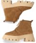 Nubikk Gorpcore outdoor FAshion bruin Tinten Flore Rock Fur Enkelboots Enkellaarsjes Dames Camel - Thumbnail 9