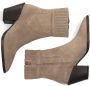 Bruin Tinten Romee Rock Enkellaarsjes Enkelboots met rits Dames Taupe - Thumbnail 10