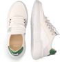 Nubikk Roque Roman M leren sneakers wit groen - Thumbnail 12