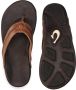 OLUKAI Teenslippers Heren Mea Ola Maat: 42 Materiaal: Leer Kleur: Bruin - Thumbnail 8