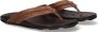 OLUKAI Teenslippers Heren Mea Ola Maat: 42 Materiaal: Leer Kleur: Bruin - Thumbnail 9
