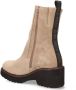 Piedi Nudi Chelsea boots Dames Laarzen Damesschoenen Suède 2556-04.09PN Beige - Thumbnail 3