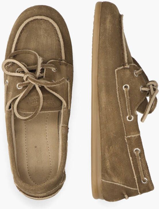 POSA Mocassins Dames Boat Loafer Maat: 39 Materiaal: Suède Kleur: Bruin - Foto 2