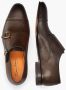 Santoni Dubbele gesp herenschoen Brown Heren - Thumbnail 6